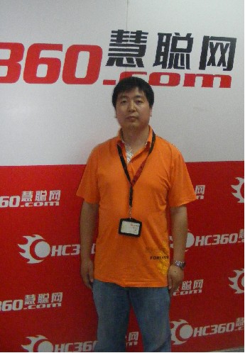 慧聰絲印特印網總經理韓鳳龍 
